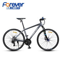 永久公路自行车赛车男禧玛诺变速城市轻快平把直把