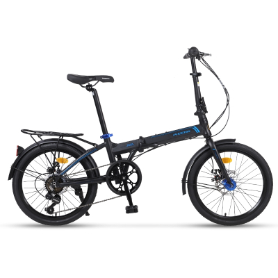 凤凰(PHOENIX)折叠自行车20寸变速男女轻便学生车辐条轮小型单车