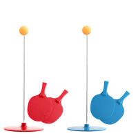 闪电客乒乓球训练器家用吸盘式自练弹力软轴儿童子单人练球器