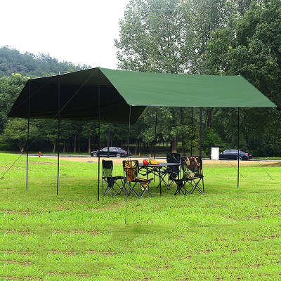 户外天幕帐篷闪电客紫外线露营遮阳棚凉棚布晒雨黑胶沙滩野营装备