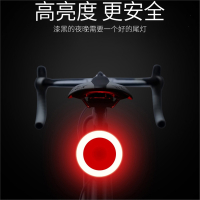 自行车尾灯王太医usb充电山地车灯夜骑公路车骑行高亮创意尾灯装备配件