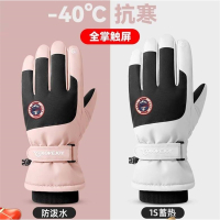冬季滑雪手套王太医触屏摩托车加绒保暖加厚骑行防水防风寒防滑户外全指