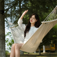 吊床户外成人加厚荡秋千双人魅扣防侧翻吊椅寝室学生摇床网床野外吊床