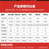 红双喜(DHS)羽毛球球王软木6只12只鹅毛鸭毛专业训练球羽毛球