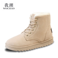 2018新款秋冬季加绒加厚雪地靴棉鞋短靴女鞋学生短筒马丁靴女靴子