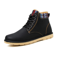 冬季棉鞋男加绒男士短靴子男鞋休闲鞋防水加厚保暖马丁棉雪地靴男