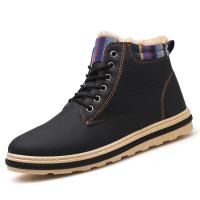 冬季包邮特价短靴棉靴韩版9.9男鞋休闲加绒保暖棉鞋马丁鞋男靴