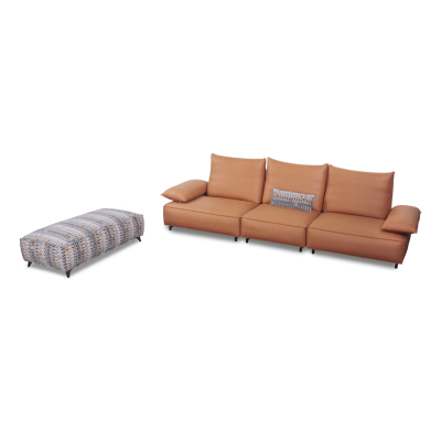 现代简约 直排 纳米防污科技布 沙发 带活墩 d可增加功能位