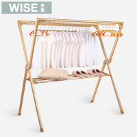 名至晾衣架落地折叠铝合金加长阳台伸缩晒衣架户外X型晒被架子架