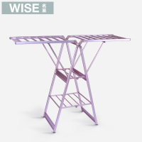 名至落地晾衣架翼型别墅晒衣架大型晒被架折叠室内家用晾衣架