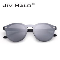 JIM HALO太阳镜男款女款经典复古驾驶高清偏光防辐射墨镜新款彩膜炫彩轻薄眼镜日夜两用CLX0006