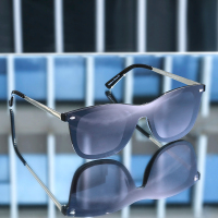 JIM HALO墨镜男女潮款时尚个性变色防紫外线眼镜新款圆形彩膜全框小脸太阳镜HFX0013