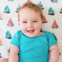 Lulujo Baby 加拿大婴儿包巾 新生儿竹棉包巾四季通用婴儿抱被 宝宝浴巾 3条组合装