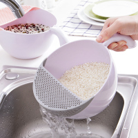 创意厨房淘米器沥水篮  洗菜盆水果蔬篮子洗米盆米魁洗米筛菜篮子