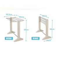 落地式小型毛巾架迷你晾晒架 婴儿衣物晾晒米魁架衣架 STH-50KR