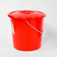 水桶11升14升15升17升18升21升22升米魁 红桶带盖胶桶 18升桶(带盖)