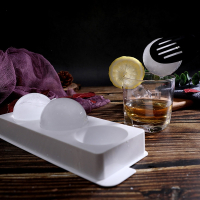 米魁冰球模具硅胶冰格制作器威士忌冰块速冻器球形制冰盒