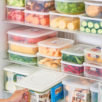 米魁冰箱收纳盒密封保鲜盒厨房冻肉盒冷冻室专用储藏盒