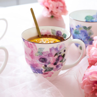米魁骨瓷杯子创意女办公室陶瓷喝水杯马克杯咖啡水果红茶牛奶礼物日用