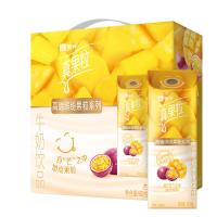 （厂家直营店）蒙牛 真果粒牛奶饮品 芒果百香果口味 240g×12 礼盒装客户