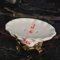 欧式陶瓷卫浴洗漱套件鸢尾花浴室五件套装冰裂瓷情侣牙刷漱口杯