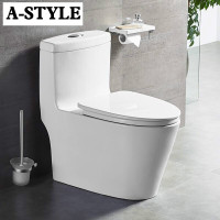 卫浴ab15003普通马桶防臭坐便器节水大口径卫生间座便器陶瓷ab13001双盖板