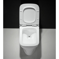 陶瓷连体座便器防溅水马桶矮坐便器防臭家用卫生间反冲式