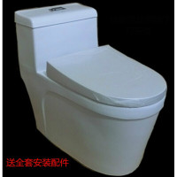 马桶智洁釉超漩虹吸式节水静音冲力座坐便器250350排污250mm+脲醛盖板其他/other