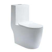 卫生间防臭座便器家用防堵塞厕所马桶卫浴抽水坐便器雪花釉面脲醛盖板配瑞尔特水件