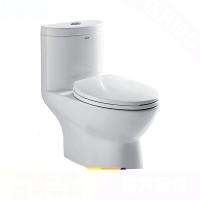 家用卫生间厕所喷射虹吸式座便器AB1208卫浴马桶PP缓冲盖板连体坐便器+配件