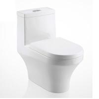 马桶连体式喷射虹吸冲水坐便器静音节水缓降坑距300mm305mm