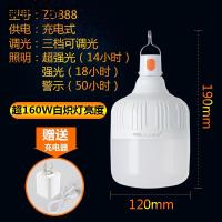 可充电式超亮家用移动夜市摆摊地摊LED无线照明应急停电灯泡