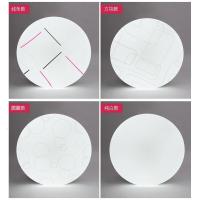 led亚克力灯罩外壳圆形吸顶简约现代卧室灯具配件套件