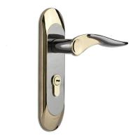 锁室内卧室锁房锁把手锁另有三件套室内锁具单舌锁钛黑金锁35-50mm