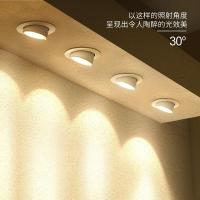 可光led射灯嵌入式天花灯cob象鼻灯客厅过道服装店牛眼筒灯北欧