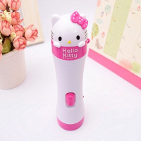 手电筒小巧女可爱学生耐用可充电随身小学生宿舍便携式小型玫红色KT