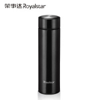 荣事达爵士保温杯经典商务纯色304不锈钢加厚长效保温真空杯 黑色1801 480