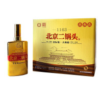 永丰牌 北京二锅头国际版 大师酿金瓶 清香型白酒 45.8度 500ml 9瓶/箱