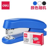 得力(deli)订书机办公用小号订书机小12号钉书机订书机 学生用标准办公用品文具订 12#订书机/0325+1盒订书针