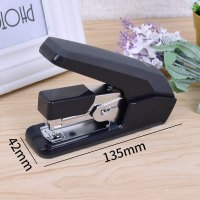 得力(deli)订书机办公用小号订书机小12号钉书机订书机 学生用标准办公用品文具订书器 12#中型订书机/0477黑色