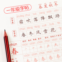 六品堂一年级二年级三小学生练字帖铅笔字帖楷书初学者笔画同步上册下册笔顺儿童人教版书法本硬笔课 [一年级下册]送10支铅笔