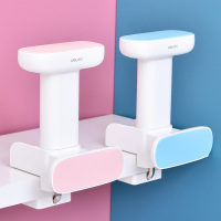 得力(deli)写字架坐姿矫正器书桌款儿童学习矫正支架正姿绘图纸本 夹子款粉色