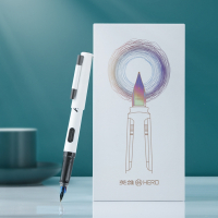 英雄钢笔398双色系复古礼盒套装办公学生专用练字书法男士高档钢笔礼物高颜值女生款