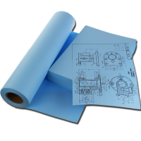 邦可臣蓝图纸80克80gA4A3工程绘图纸激光数码打印纸双面蓝图蓝图机