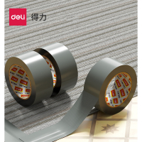 得力(deli)布基胶带封窗户防风防寒粘窗缝多色单面20米加厚diy装饰地面遮蔽胶布高粘创意