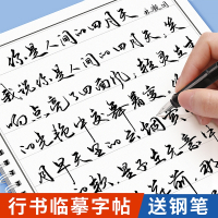 邦可臣 行书练字帖成年行楷字帖成人练字临摹钢笔硬笔书法练字本男女生连笔字专用行草速成大学生初中生