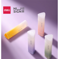得力(deli)纽赛日光轻语固体胶棒强力固体胶高粘度办公学生文具用品透明固体胶手工课涂抹顺畅多彩