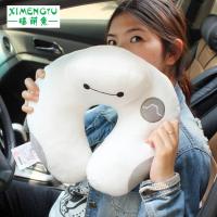超能陆战队baymax大白毛绒公仔大白腰枕办公室靠垫卡通U型护颈枕