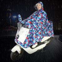 雨衣电动车雨披摩托车雨披加大加厚单人男女面罩式雨衣电动车雨衣