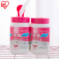 一次性方桶无酒精消毒桶装湿巾纸100抽湿巾便携式